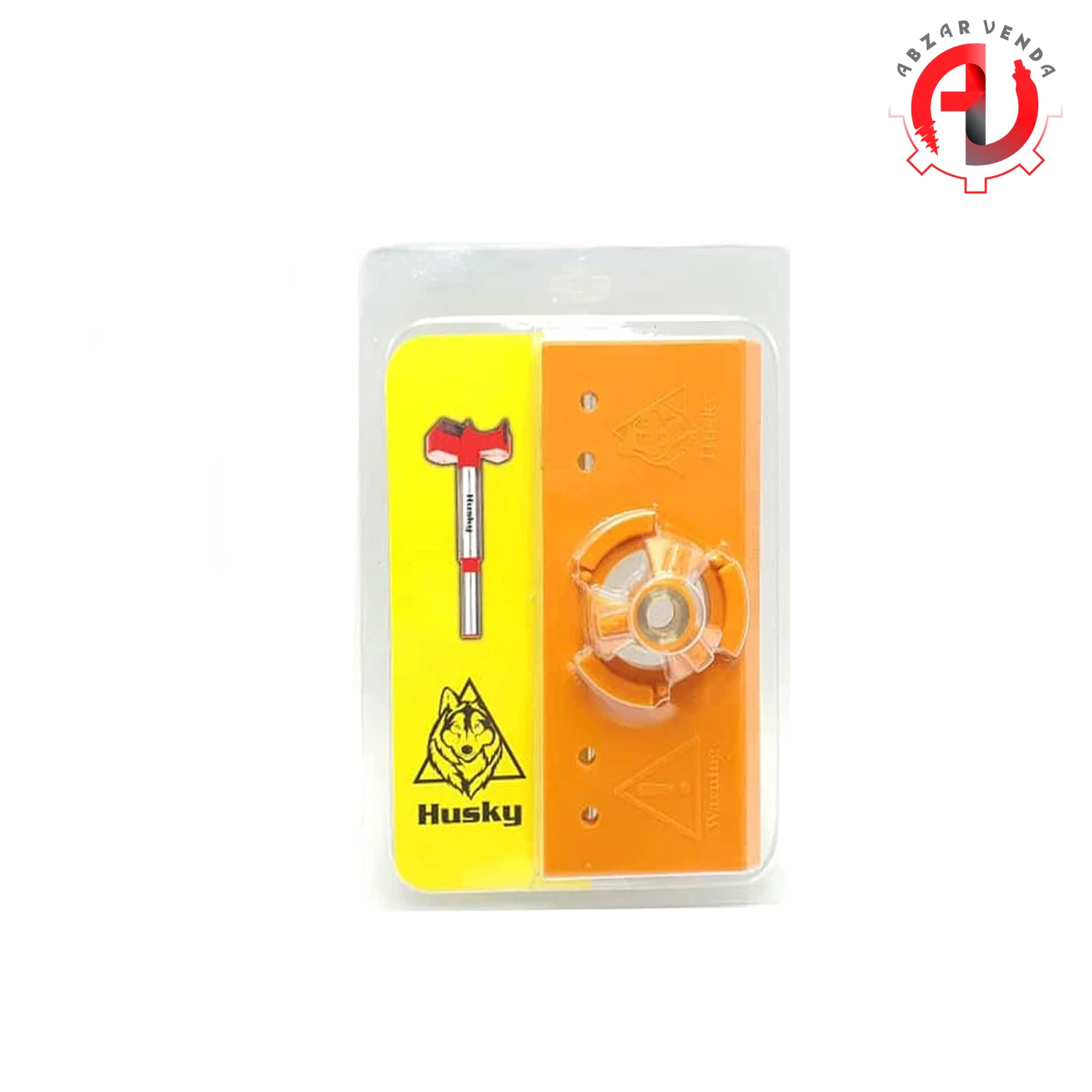 شابلون مته گازور هاسکی به همراه مته گازور 35 میلی‌متر