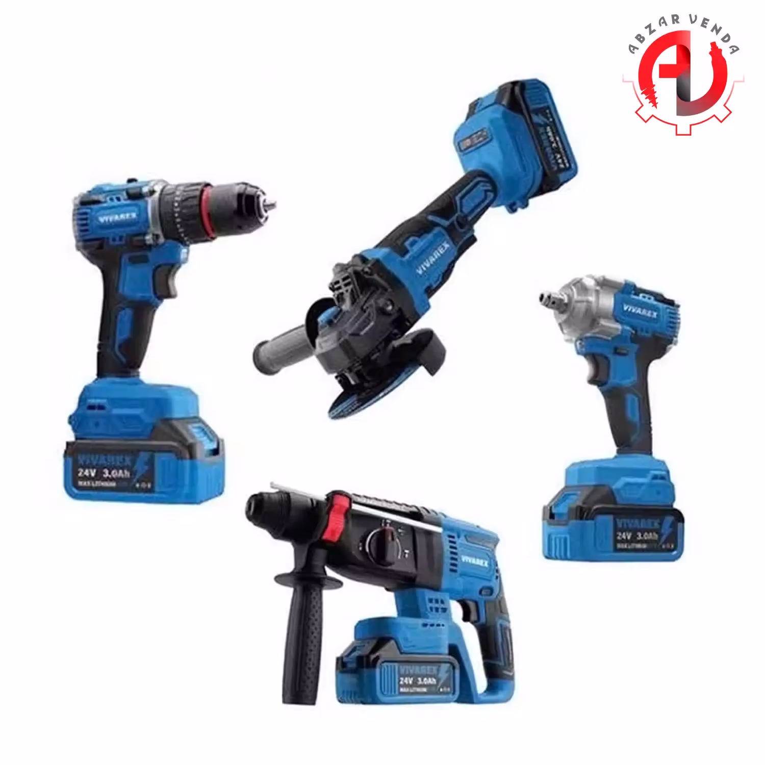 مجموعه 4 عددی کیت شارژی براشلس ویوارکس مدل VR2404-BCK